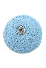 Crystal Medallion Kippa